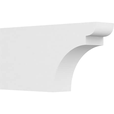 Ekena Millwork Standard Yorktown Architectural Grade PVC Rafter Tail, 4"W X 10"H X 20"L RFTP04X10X20YOR
